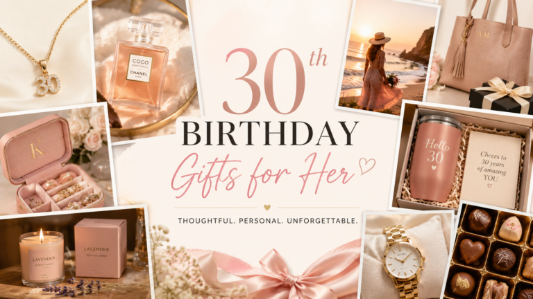 30th Birthday Gifts for Her – 15 Meaningful Ideas She’ll Never Forget