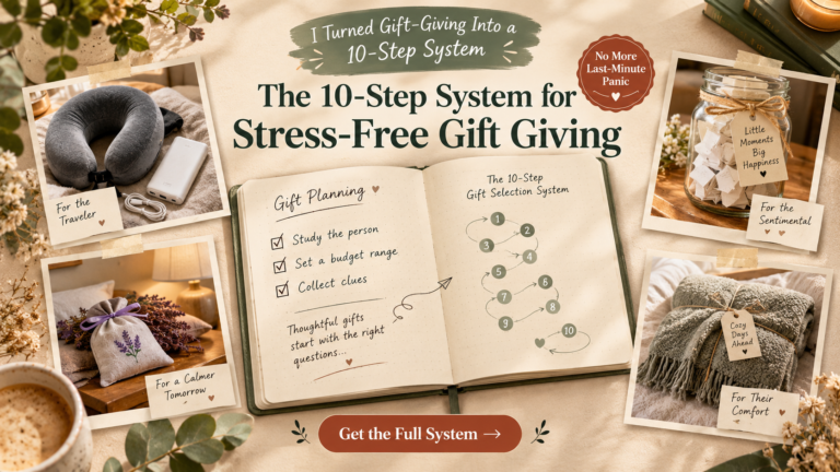 How to Choose a Gift Without Stress – 10-Step System That Works